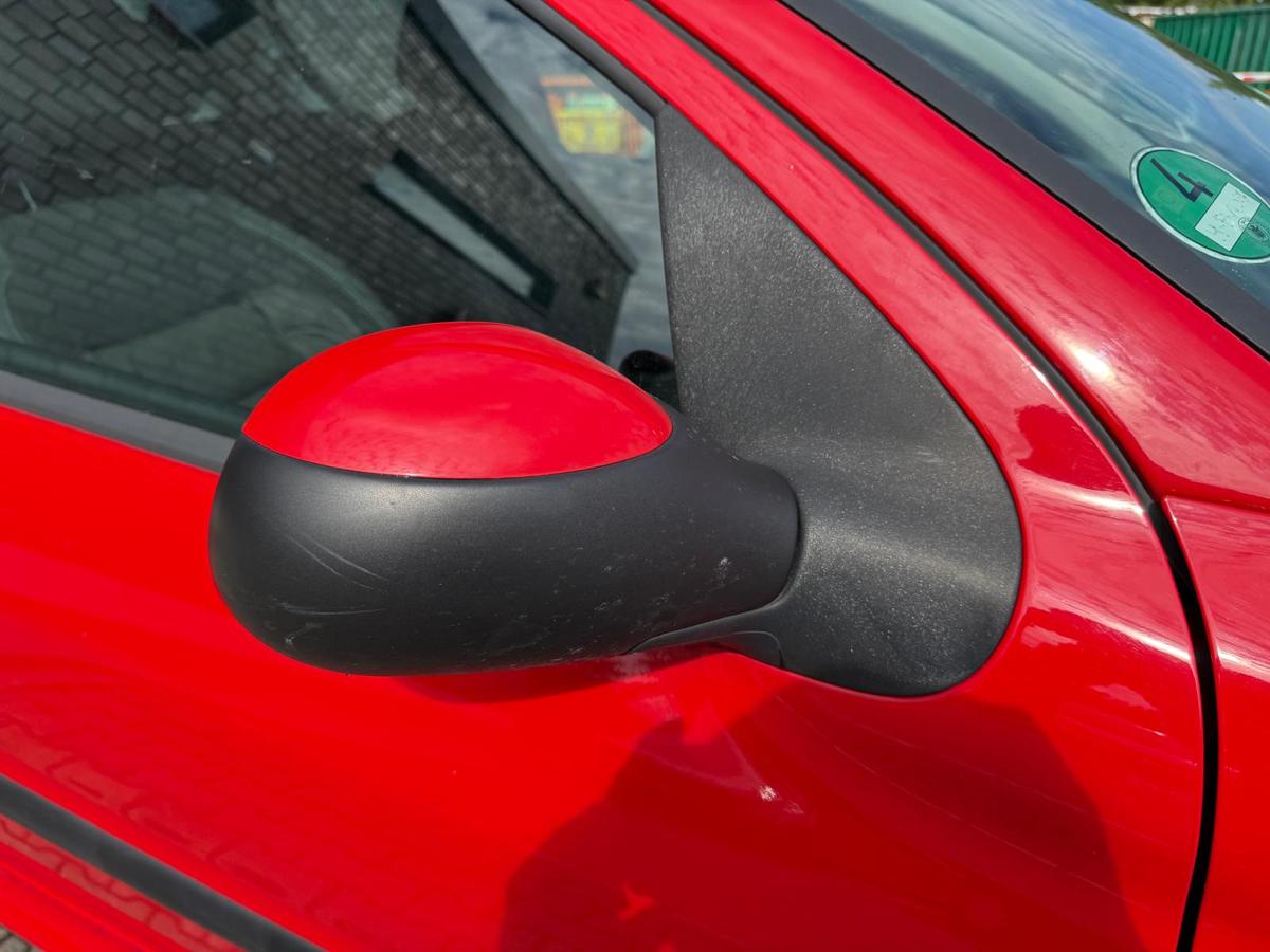 Peugeot 206+ original Außenspiegel rechts elektrisch verstellbar KKN Rot Aden BJ11